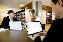 Students in the Learning Center
